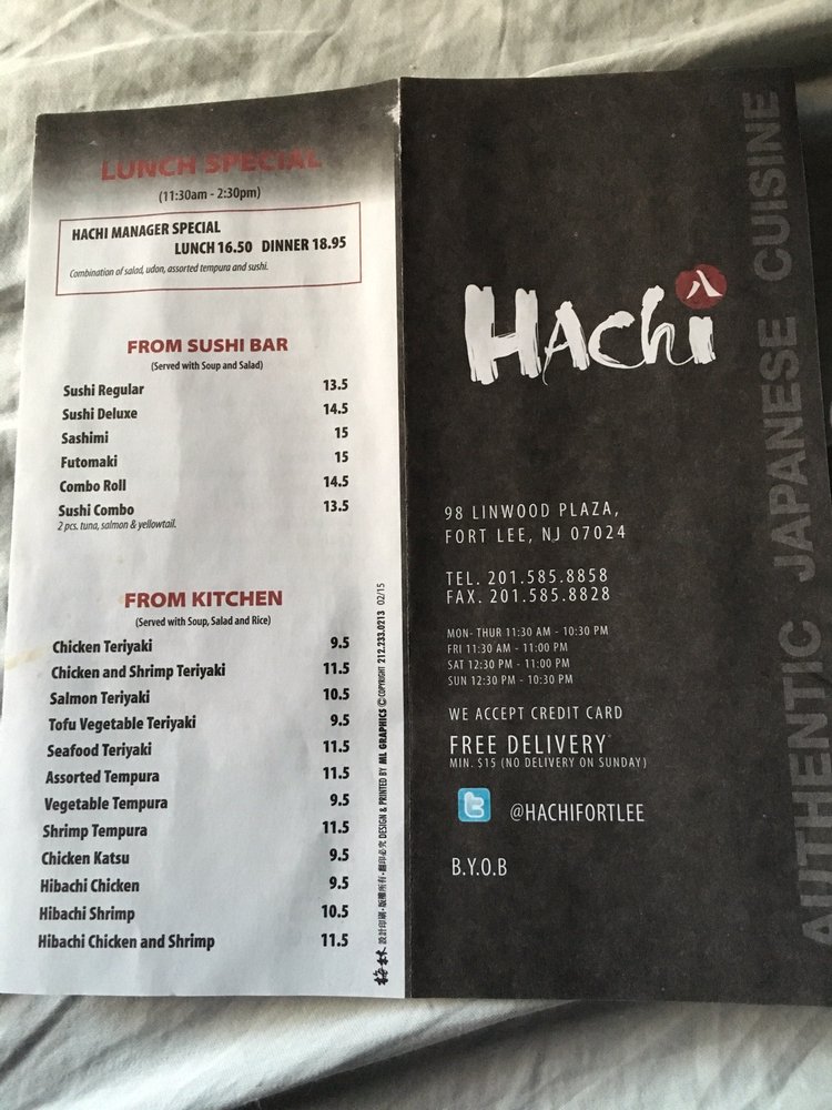 Hachi Sushi in NYC reviews, menu, reservations, delivery, address in New  York